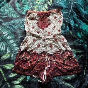 Indian Strapless Romper